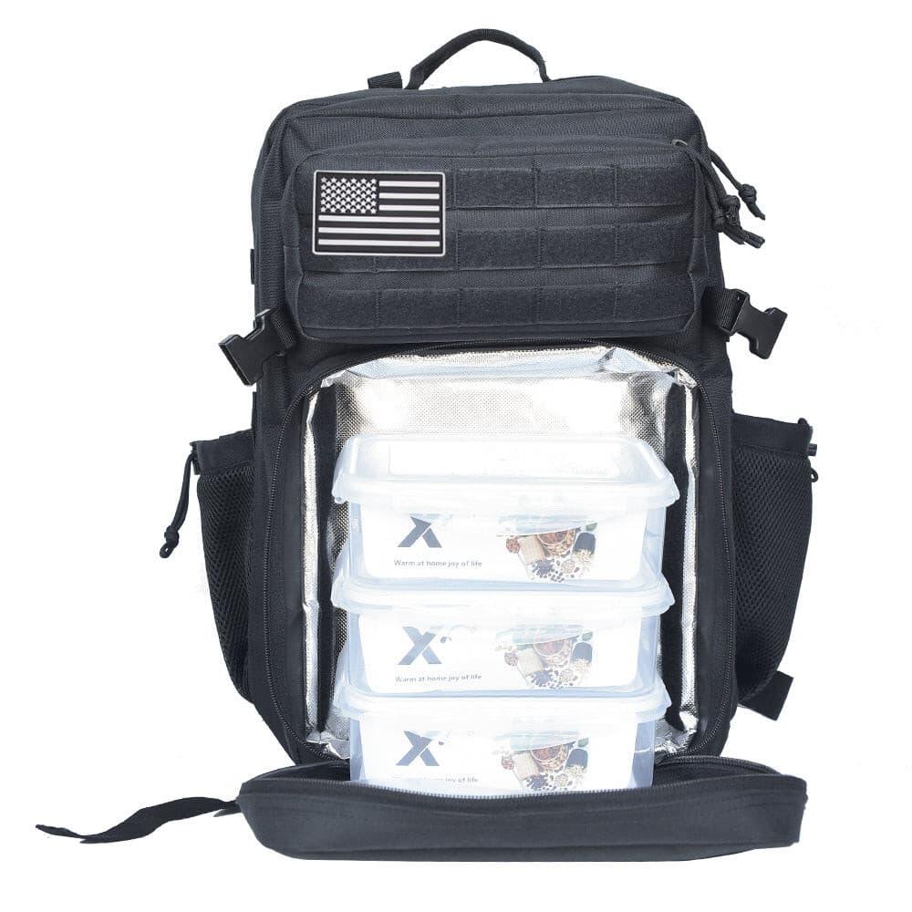 Sac à Dos Elitex Repas Noir 45L Cabine Entraînement Imperméable 2/7