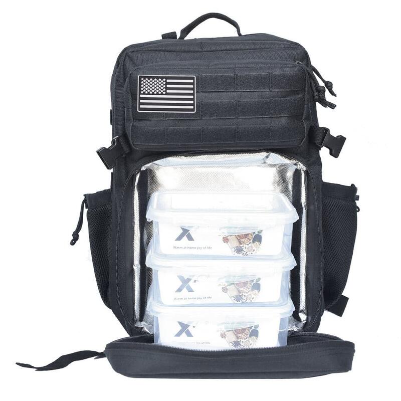 Meal prep batoh Elitex Training 45L Black, voděodolný
