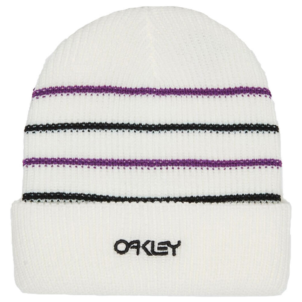 OAKLEY B1B Stripe Unisex Beanie - White