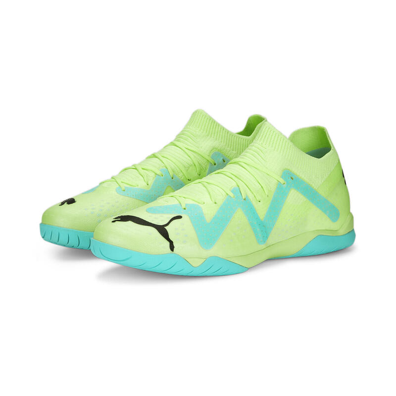 Botas de fútbol FUTURE Match IT PUMA Fast Yellow Black Electric Peppermint Green