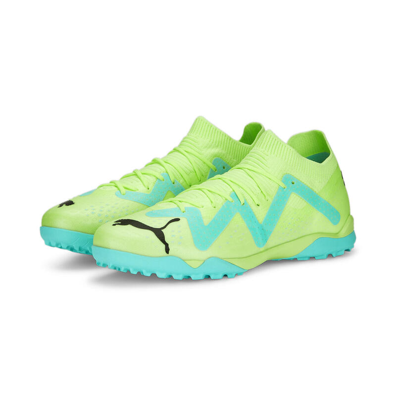 Botas de fútbol FUTURE Match TT PUMA Fast Yellow Black Electric Peppermint Green