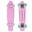 STAR SKATEBOARDS Vintage Skateboard, Retro Cruiser 60mm, roze / mint