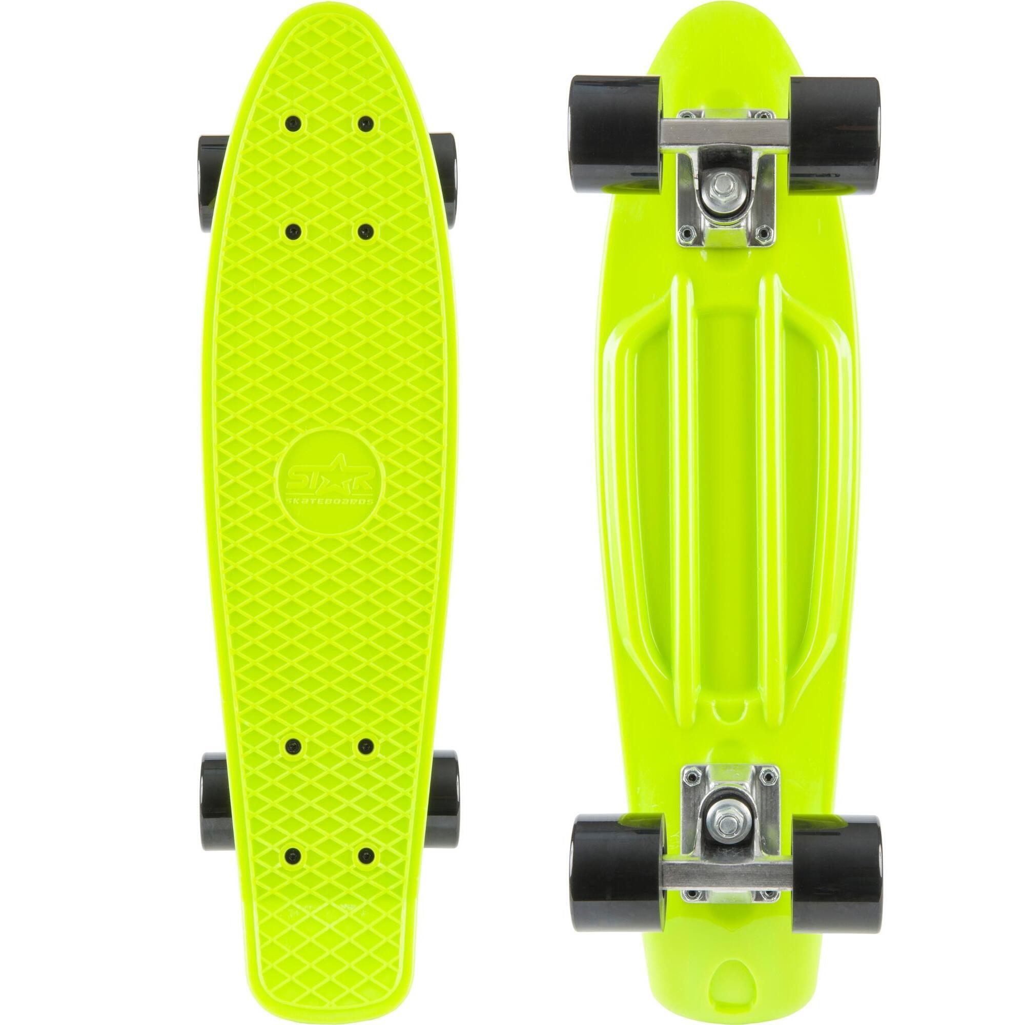 Bikestar - Skateboard Retro Mini 60 Mm Vintage Cruiser - Cruiser Skate - Vert - Decathlon