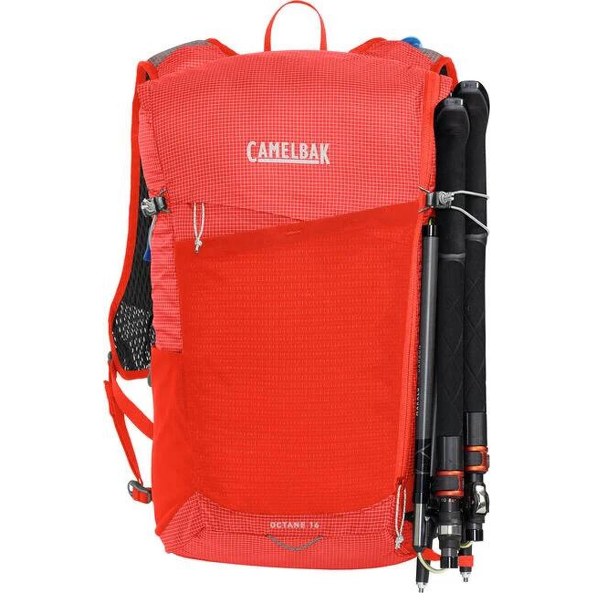 Rucsac Octane™ 16 Hydration Hiking Pack with Fusion™ Reservoir - Red Poppy/Vapor