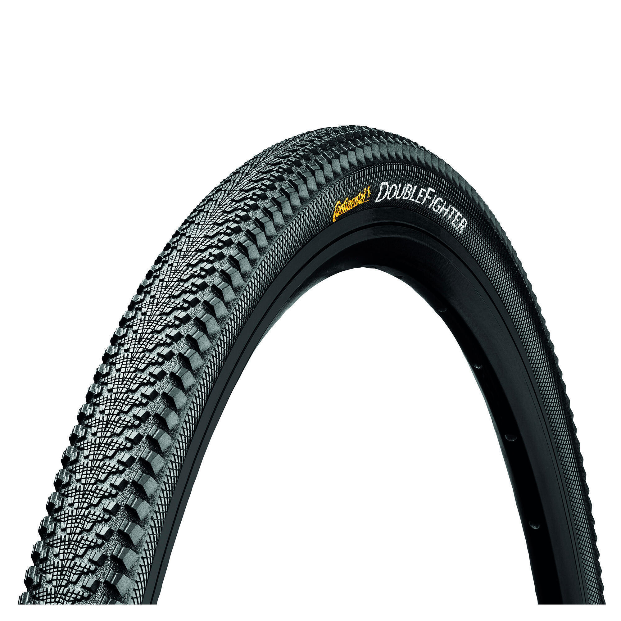 CONTINENTAL DoubleFighter III Tyre-Wire Bead MTB Black/Black 24X2.0"