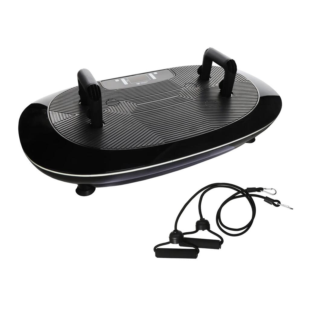 Fitness Vibration Plate – 2D Deluxe – 5 Programs – With Bluetooth Music – Black