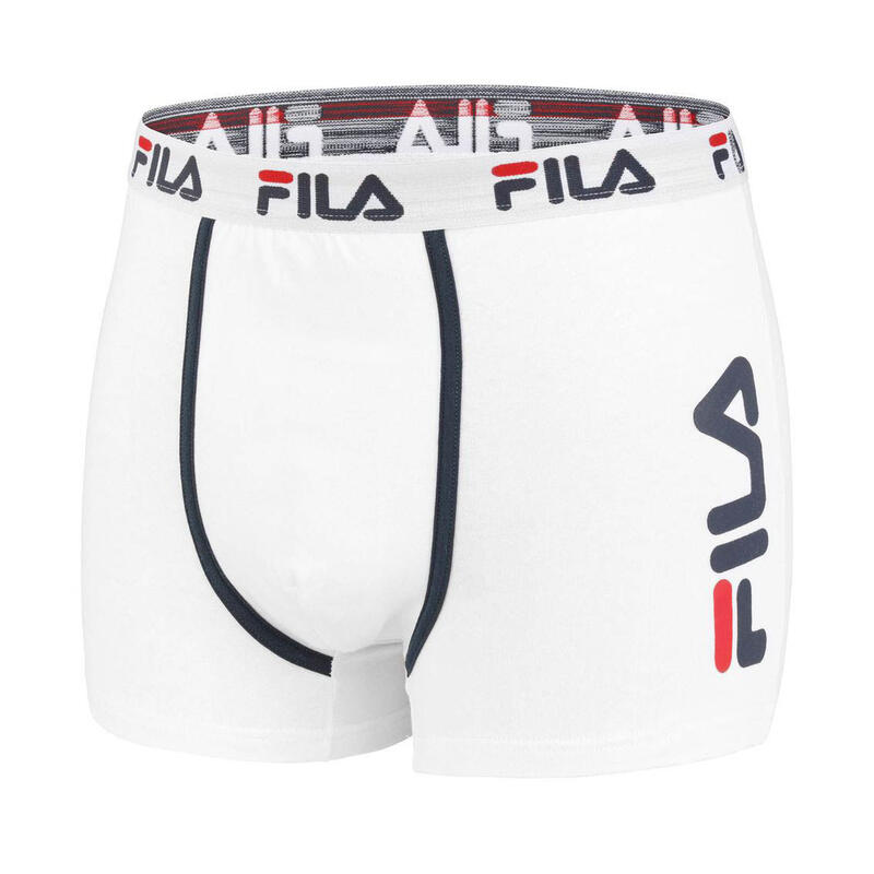Set van 4 Fila boxershorts in wit en marineblauw