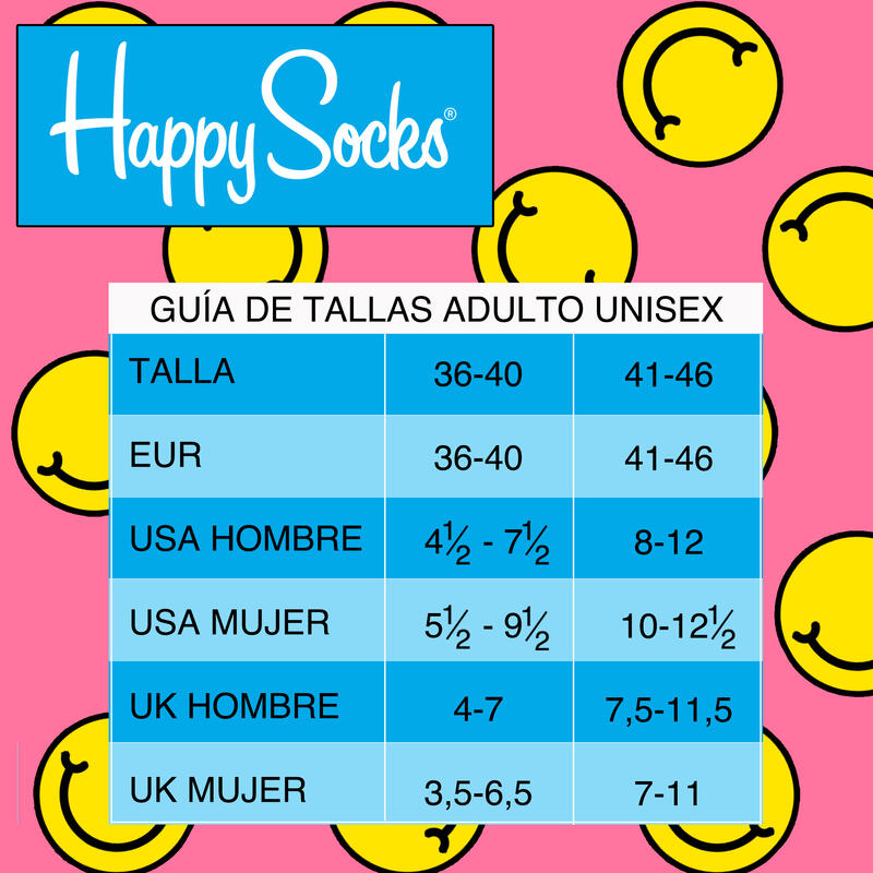 Calcetines Hombre Happy Socks Holiday Shooping Azul