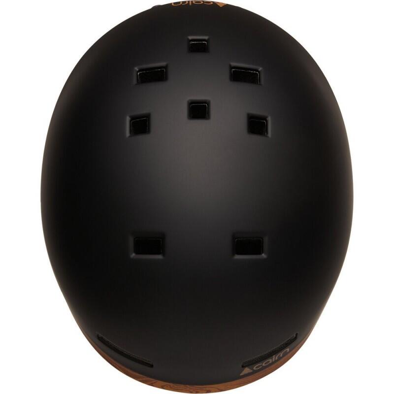 CAIRN Casque de ski CENTAURE RESCUE MAT BLACK WOOD