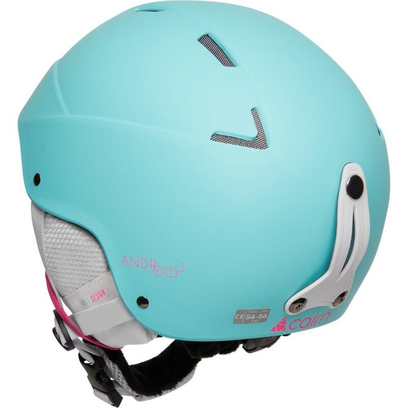 CAIRN ANDROID J TURQUOISE NEON PINK CASQUE