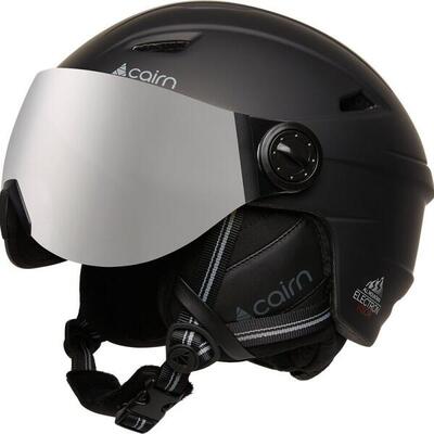 Skihelm met vizier cairn electron s3