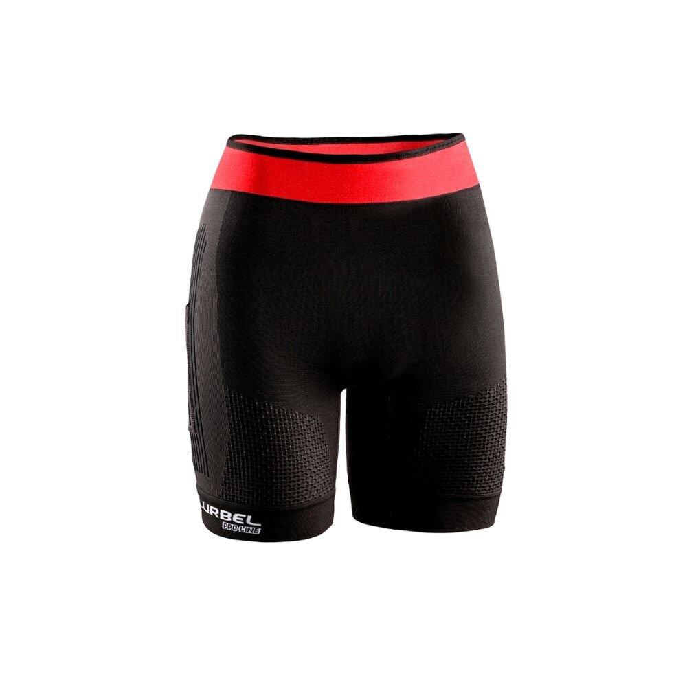 LURBEL Calções de Corrida Tifon Pro-Line Mulher Preto/Vermelho LURBEL