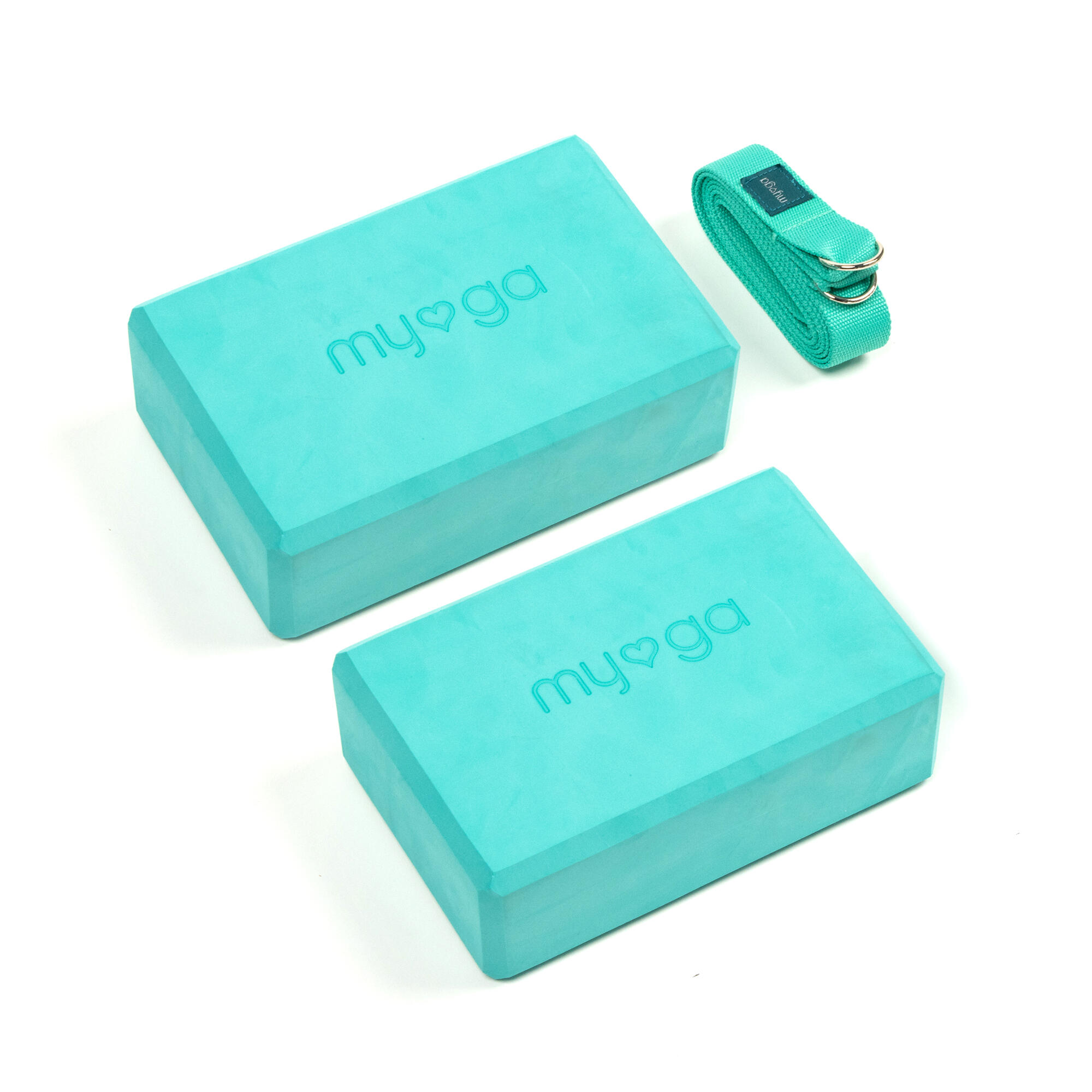 MYGA Myga Pair of Blocks & Strap - Turquoise