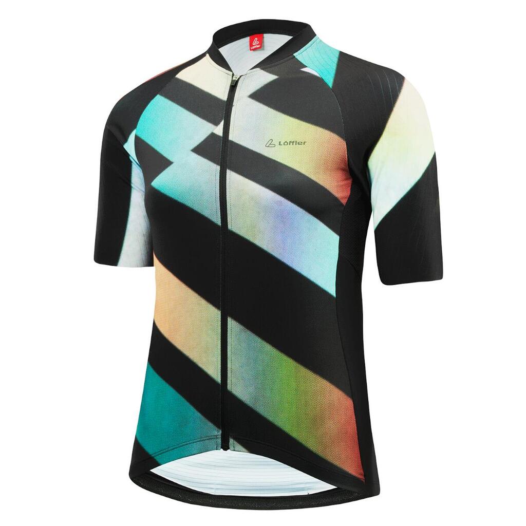 Short-sleeved cycling jersey W Bike Jersey FZ Statement - Black