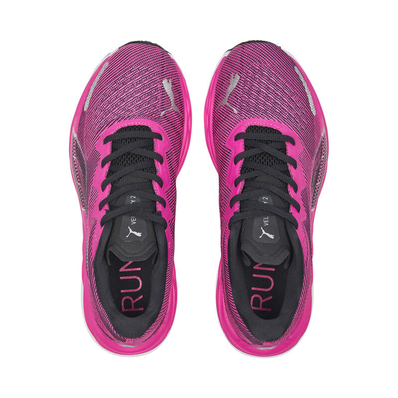 Velocity NITRO 2 hardloopschoenen voor dames PUMA Ravish Black Pink