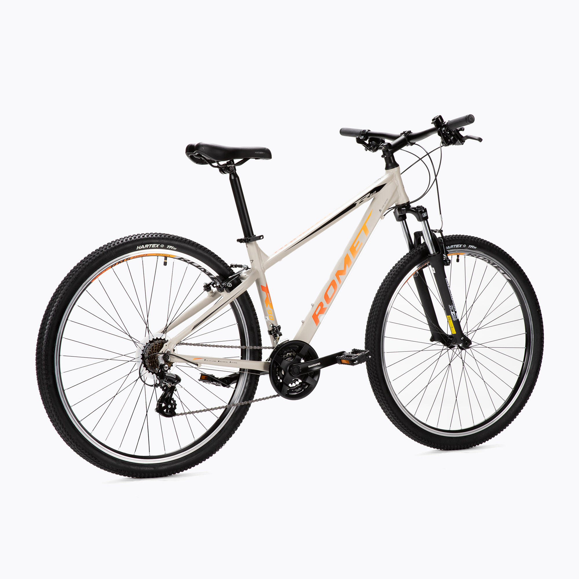 Rower górski MTB ROMET RAMBLER R9.0 29 M(17") szaro-czarno-pomarańczowy 3/5