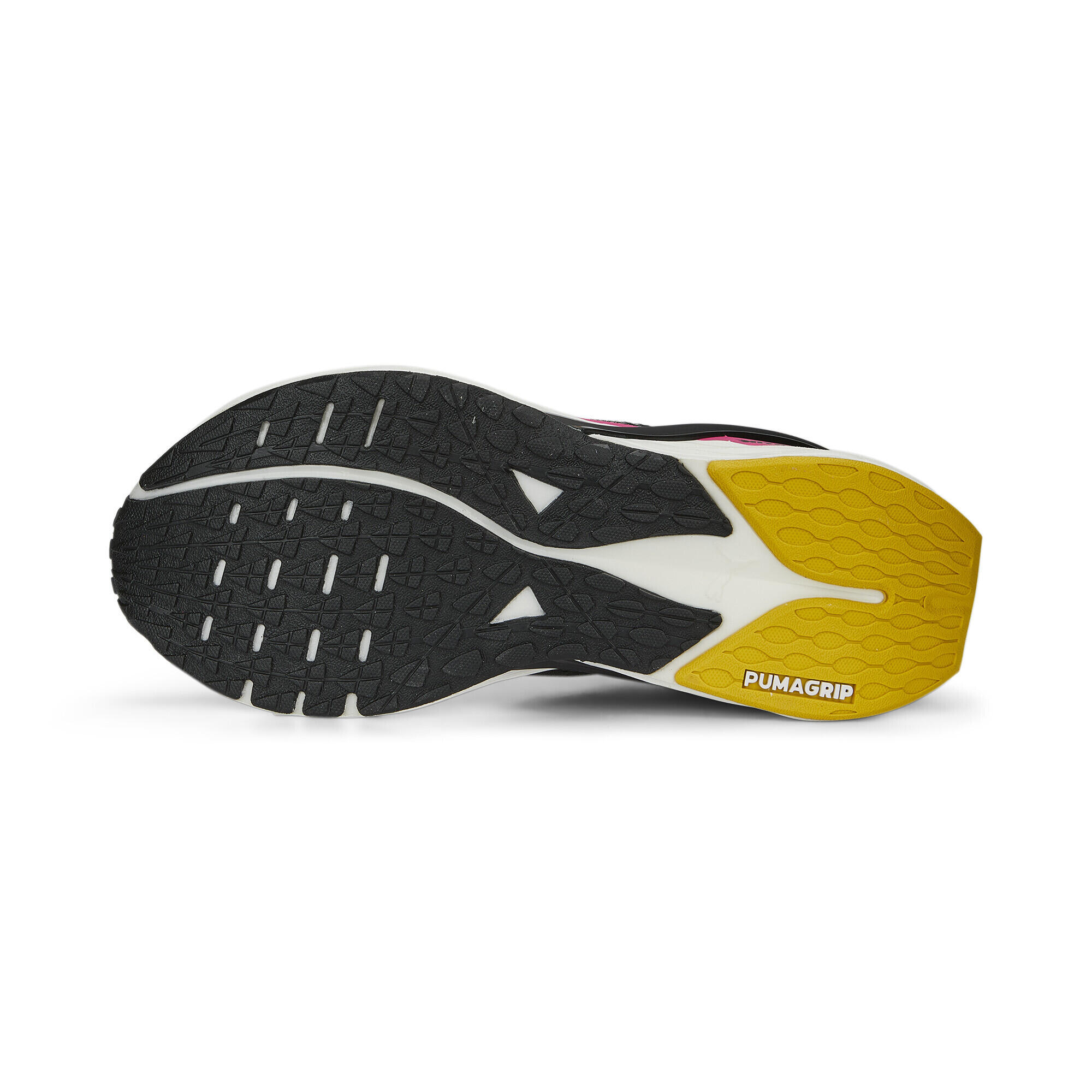 Scarpe da running XX Nitro da donna PUMA Black Ravish Fresh Pear Pink Yellow 4/6