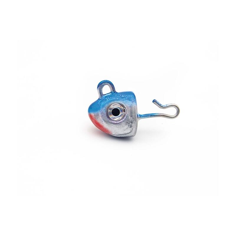 Cabeza alevin vinilo jigging spìnning JLC 10 g azul/plata