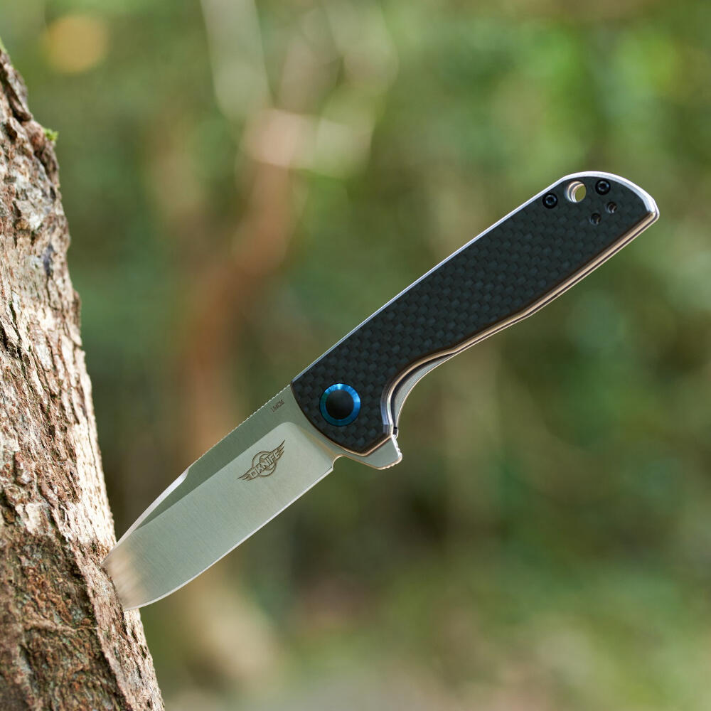 Canivete EDC, Olight Oknife Freeze 2, Aço N690, Cabo Fibra Carbono 6/7