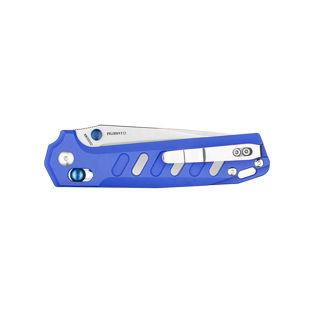 Canivete Compacto EDC, Olight Oknife Rubato, Azul, Aço 154CM, Cabo G10 3/7