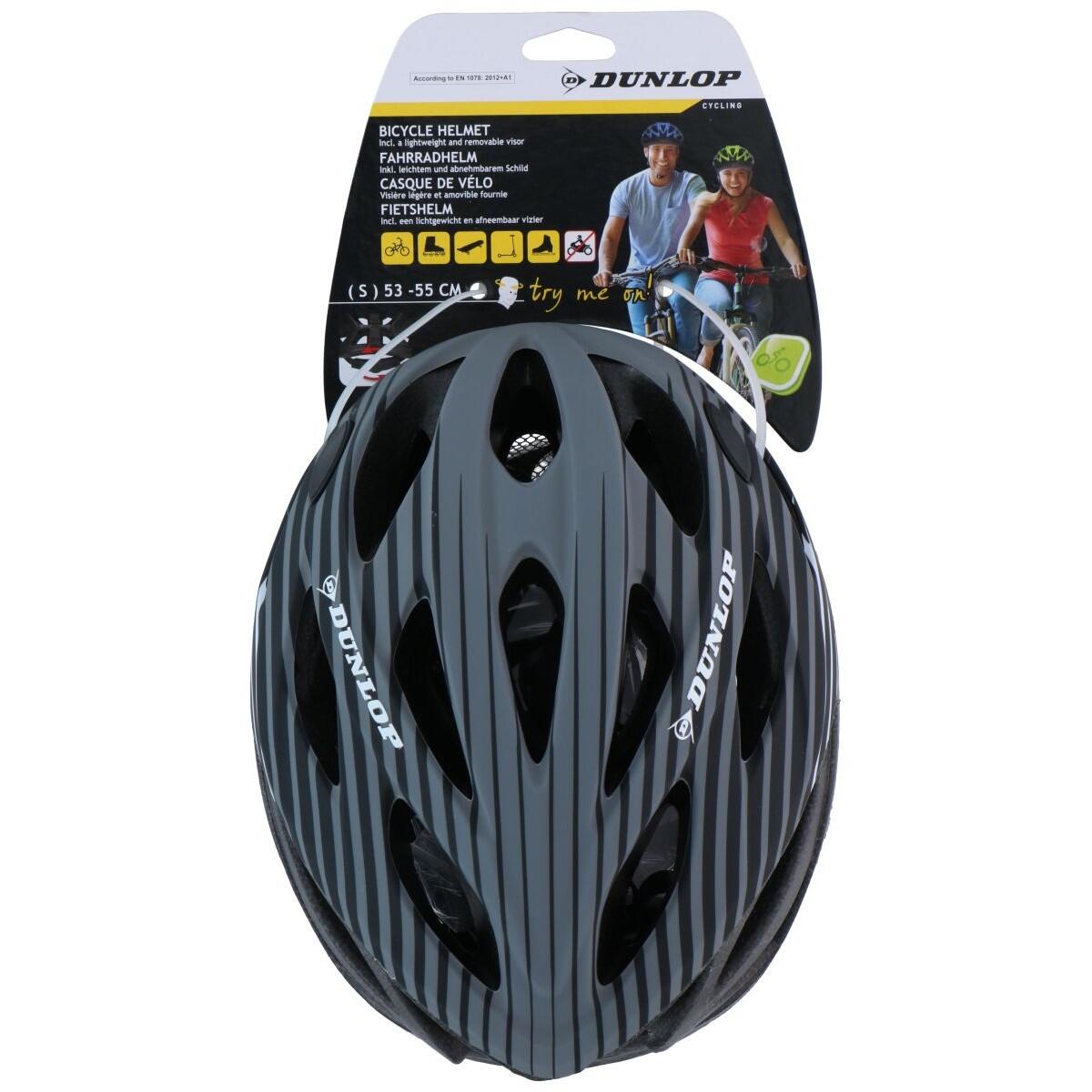 Casco ciclismo de ruta adulto con ventilación Dunlop 3/7