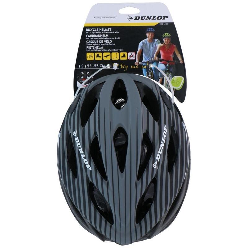 Cască ciclism adulți Ventilation Holes Sporty Design Removable Visor Negru