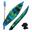 SIT ON TOP KAYAK - DELUXE ONE MAN - WITH PADDLE & BACKREST - GREEN/BLUE/BLACK