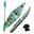 SIT ON TOP KAYAK - DELUXE ONE MAN - WITH PADDLE & BACKREST - GREEN/WHITE/BLACK