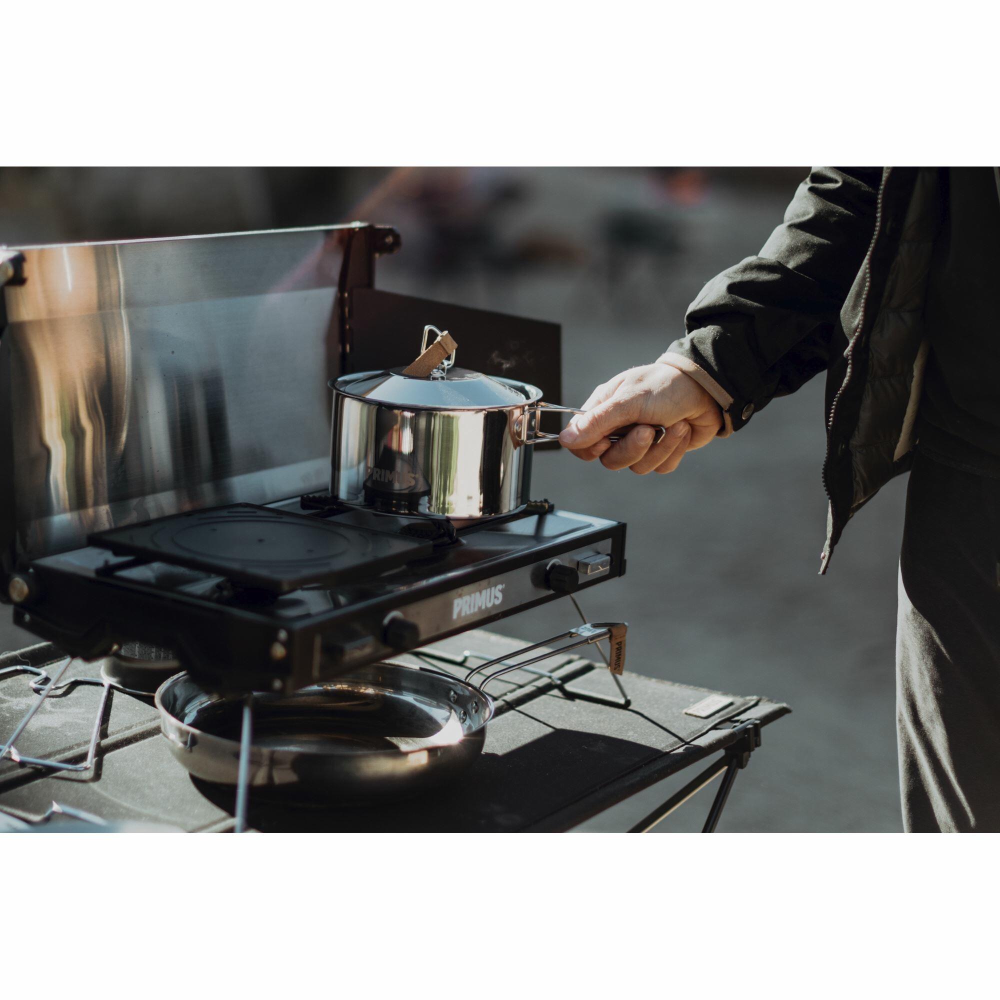 Zestaw naczyń ze stali nierdzewnej Primus Campfire Cookset small 3/4