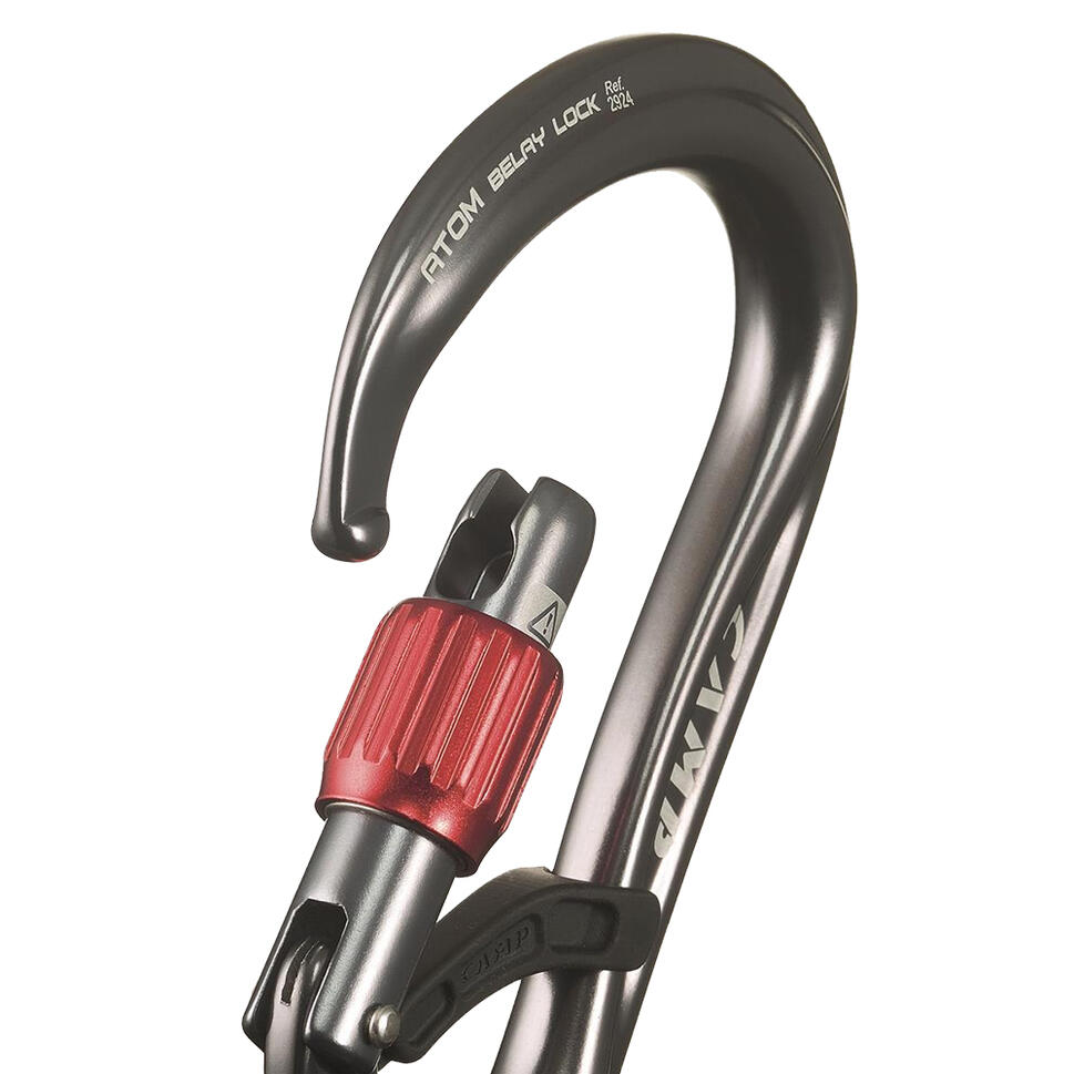 Karabinek wspinaczkowy HMS zakręcany Camp ATOM BELAY LOCK
