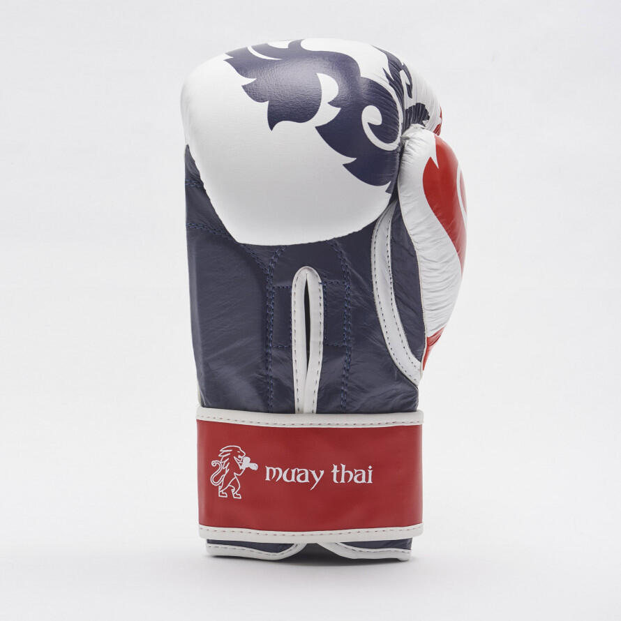 GUANTI MUAY THAI BIANCO 5/6