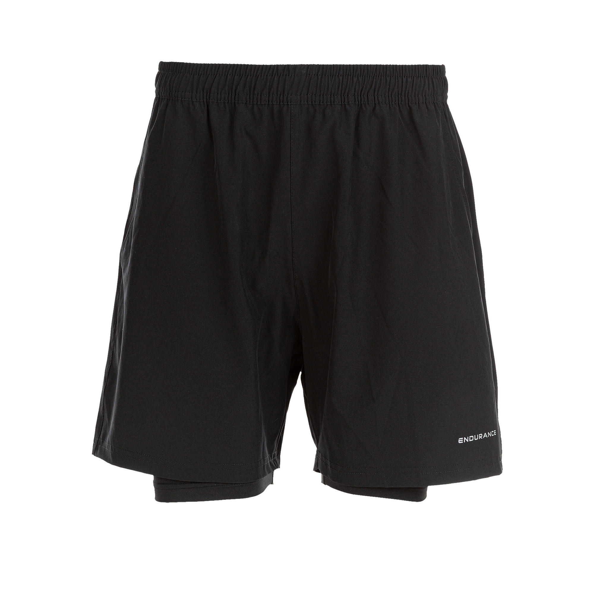 Endurance - Short Gatun - Collant De Running - Noir - 40 M - Decathlon