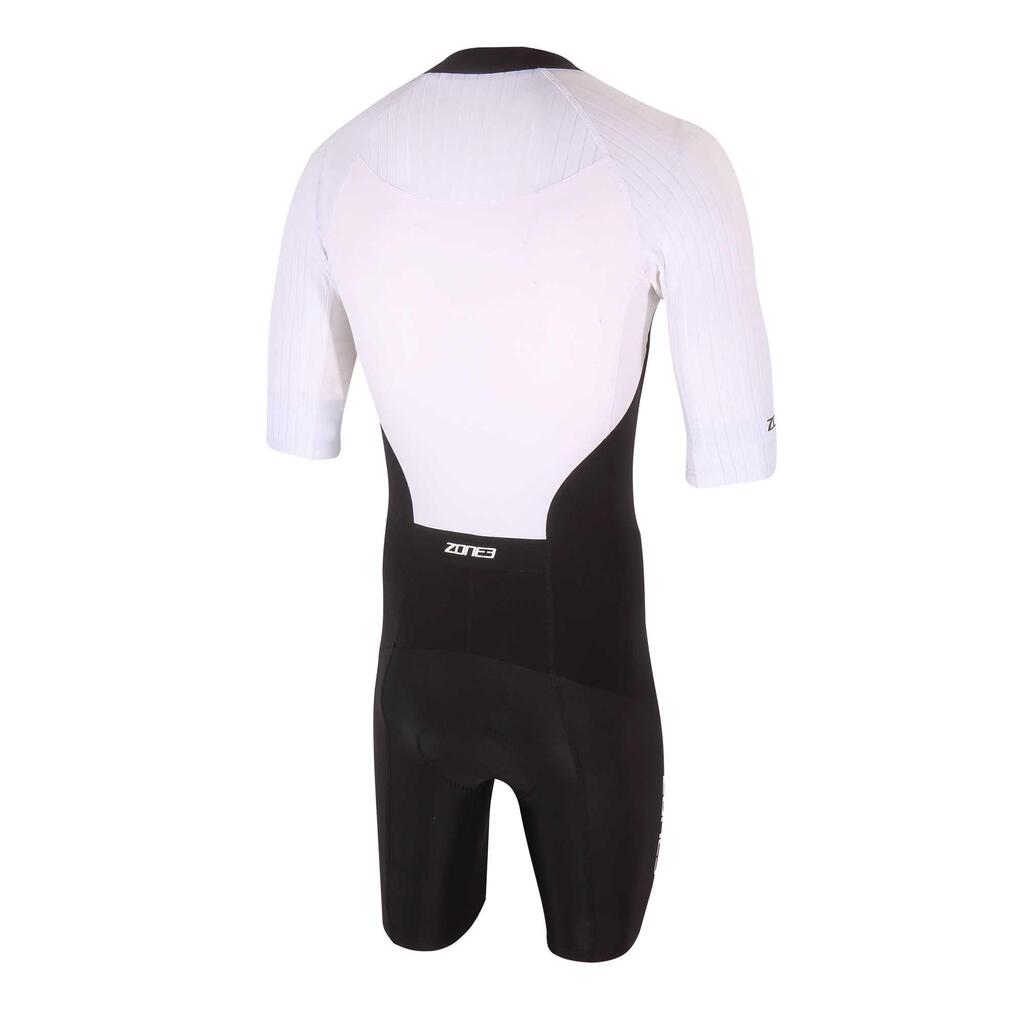 Aerodynamic short-sleeved long-distance full-zip jumpsuit Zone3 Lava