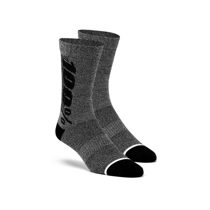 Chaussettes Rythym (merino) - Charcoal/Heather