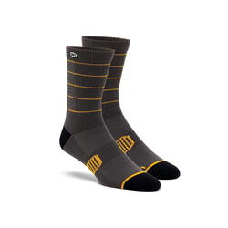 Chaussettes Advocate Performance - Charcoal/Mustard