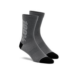 Chaussettes Rythym (merino) - Charcoal/Grey