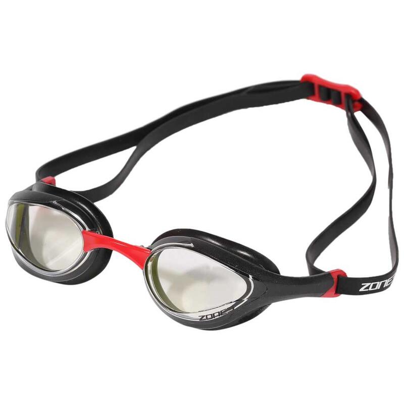 Gafas Natación Volare Negro/Rojo - Lente Transparente