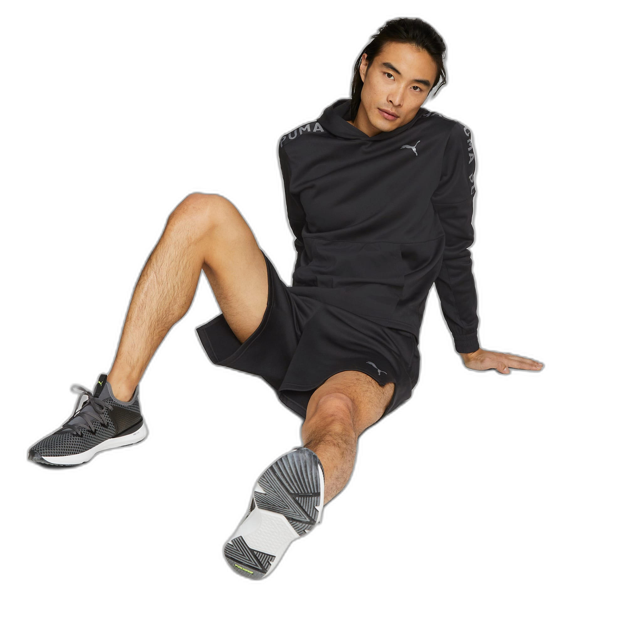 Kapuzenpullover aus Fleece Puma Fit Pwr 2/7