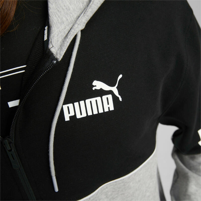 Full-Zip-Kapuzen-Sweatshirt Puma Power Colorblock TR