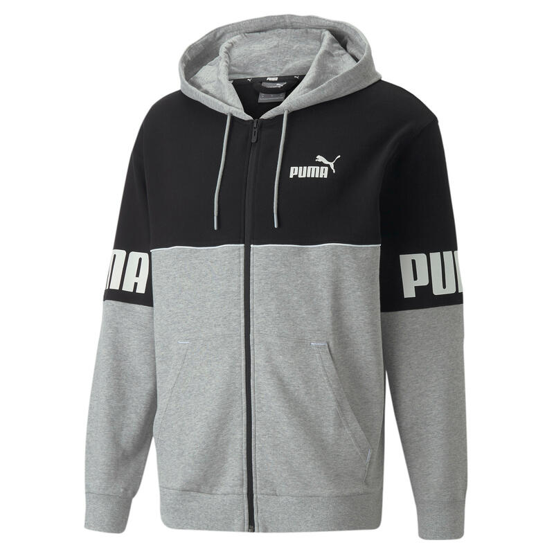 Full zip hoodie Puma Power Colorblock TR