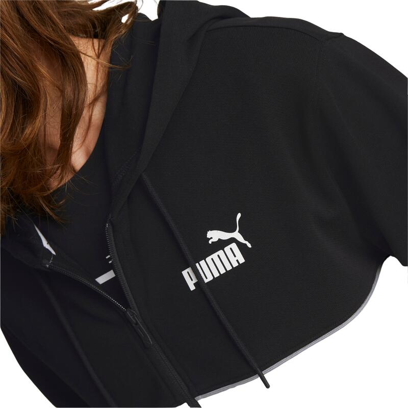 Sweatshirt full zip à capuche Puma Power Colorblock TR