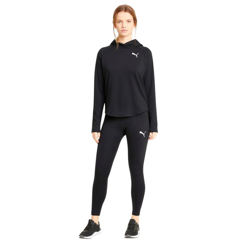 Felpa con cappuccio Active donna PUMA Black