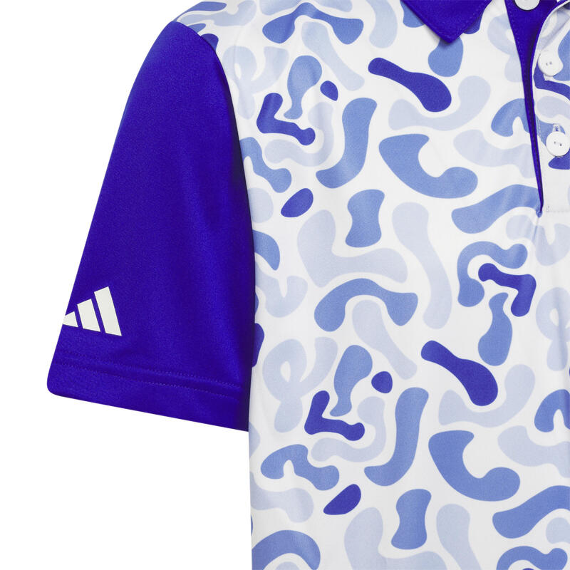 Polo-Shirt mit Camouflage-Druck für Kinder adidas