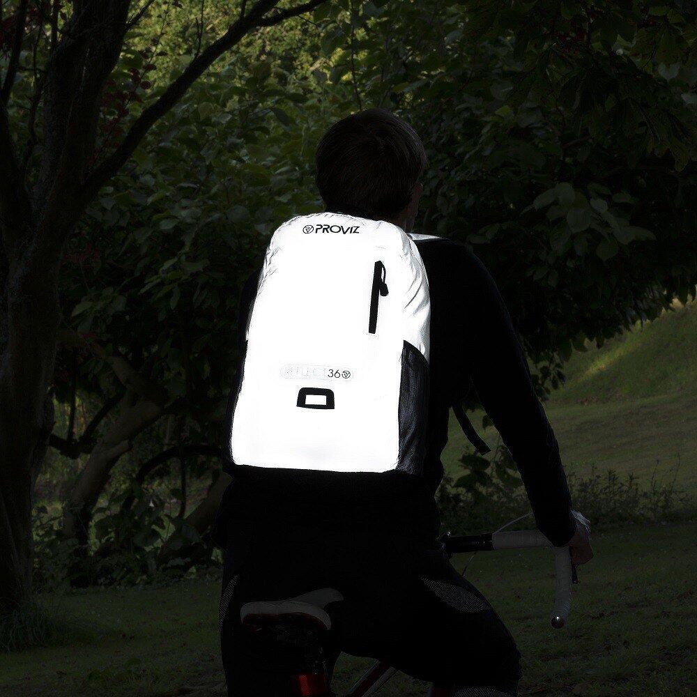 Produktbild von MOOCY Warnbarer Rucksack-Regenschutz Mit Reflektorstreifen, 100% Wasserdicht, Ultraleicht, Aufbewahrungstasche, Für Wandern, Camping, Radfahren, Outdoor, Reisen