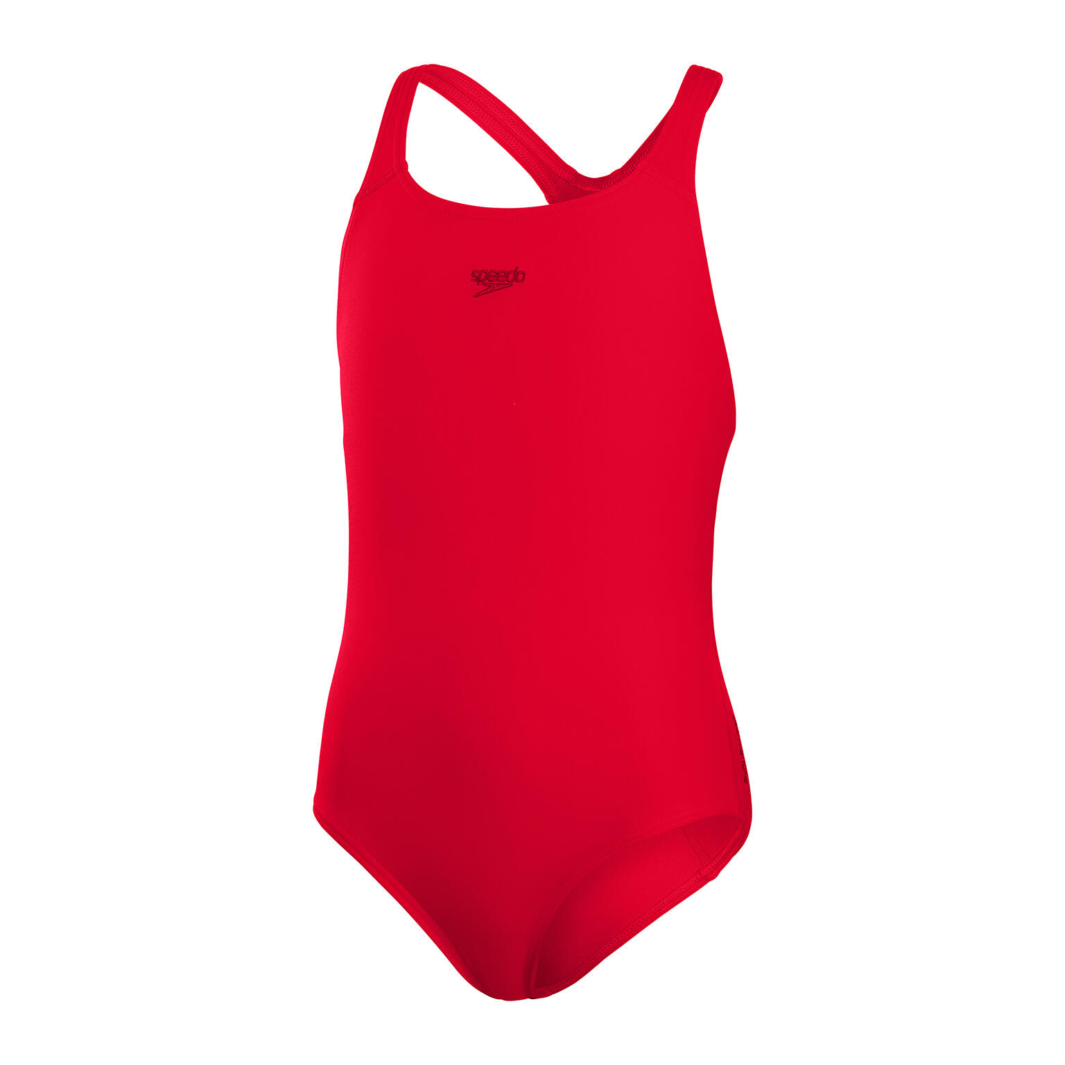 Speedo Girls Endurance+ Medalist Swimsuit -  Red 1/5