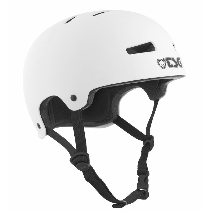 TSG Evolution Helm Satin Weiß