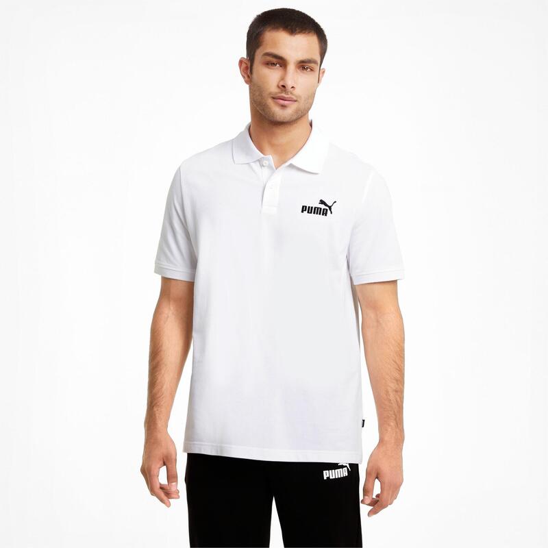 Essentials Pique poloshirt heren PUMA