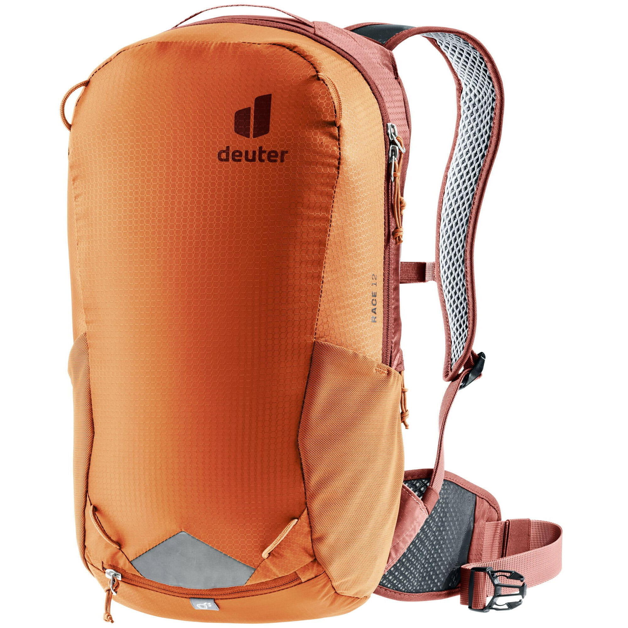 Plecak na rower Deuter Race 12 - chestnut/redwood