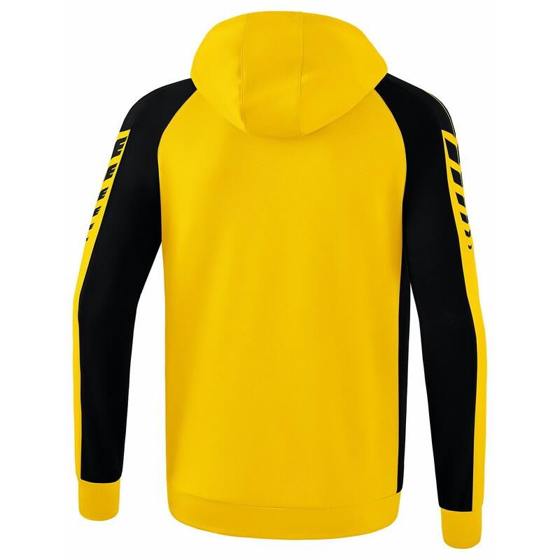 Jachetă antrenament Erima Six Wings cu glugă junior, multicolor