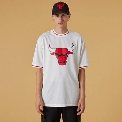 T-shirt met korte mouwen chicago bulls mesh logo